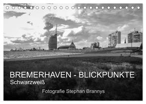Bremerhaven – Blickpunkte Schwarzweiß (Tischkalender 2024 DIN A5 quer), CALVENDO Monatskalender von Brannys,  Stephan