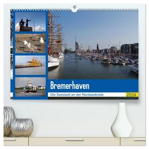 Bremerhaven. Die Seestadt an der Nordseeküste (hochwertiger Premium Wandkalender 2024 DIN A2 quer), Kunstdruck in Hochglanz von Gayde,  Frank