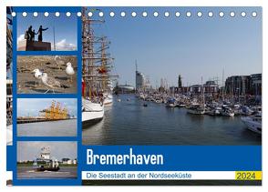 Bremerhaven. Die Seestadt an der Nordseeküste (Tischkalender 2024 DIN A5 quer), CALVENDO Monatskalender von Gayde,  Frank