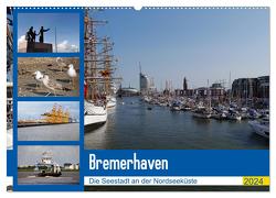 Bremerhaven. Die Seestadt an der Nordseeküste (Wandkalender 2024 DIN A2 quer), CALVENDO Monatskalender von Gayde,  Frank
