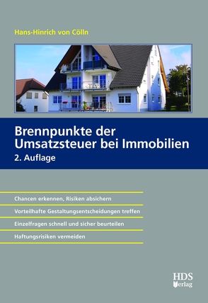 Brennpunkte der Umsatzsteuer bei Immobilien von von Cölln,  Hans-Hinrich