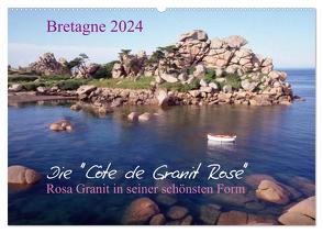 Bretagne, die Côte de Granit Rose, rosa Granit in seiner schönsten Form. (Wandkalender 2024 DIN A2 quer), CALVENDO Monatskalender von T. Frank,  Roland