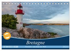 Bretagne: Finistère – am Ende der Welt (Tischkalender 2024 DIN A5 quer), CALVENDO Monatskalender von Herm,  Olaf