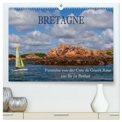 Bretagne – Fotoreise von der Cote de Granit Rose zur Ile de Brehat (hochwertiger Premium Wandkalender 2024 DIN A2 quer), Kunstdruck in Hochglanz von Pfleger,  Hans