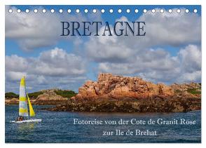 Bretagne – Fotoreise von der Cote de Granit Rose zur Ile de Brehat (Tischkalender 2024 DIN A5 quer), CALVENDO Monatskalender von Pfleger,  Hans