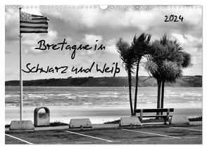 Bretagne in Schwarz und Weiß 2024 (Wandkalender 2024 DIN A3 quer), CALVENDO Monatskalender von Wilhelm Lorenz & Armel Breizh,  Uwe
