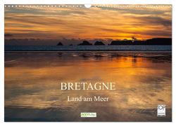 Bretagne – Land am Meer (Wandkalender 2024 DIN A3 quer), CALVENDO Monatskalender von Schwager,  Monika