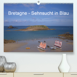 Bretagne – Sehnsucht in Blau (Premium, hochwertiger DIN A2 Wandkalender 2020, Kunstdruck in Hochglanz) von Metzke,  Angelika