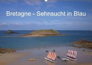 Bretagne – Sehnsucht in Blau (Wandkalender 2018 DIN A2 quer) von Metzke,  Angelika