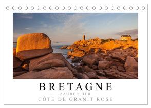Bretagne – Zauber der Côte de Granit Rose (Tischkalender 2024 DIN A5 quer), CALVENDO Monatskalender von Mueringer,  Christian