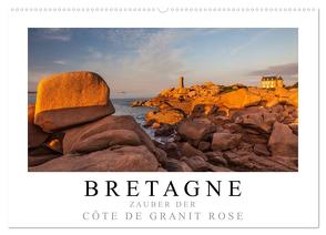 Bretagne – Zauber der Côte de Granit Rose (Wandkalender 2024 DIN A2 quer), CALVENDO Monatskalender von Mueringer,  Christian