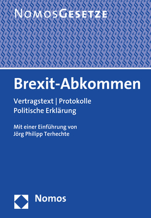 Brexit-Abkommen von Terhechte,  Jörg Philipp