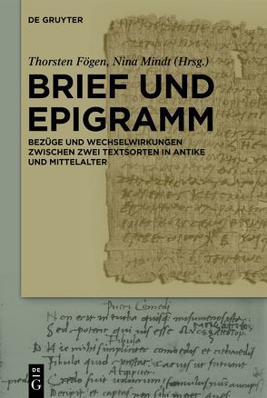 Brief und Epigramm von Fögen,  Thorsten, Mindt,  Nina