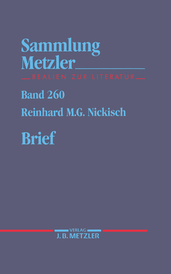 Brief von Nickisch,  Reinhard M.