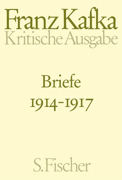Briefe 1914-1917 von Kafka,  Franz, Koch,  Hans Gerd