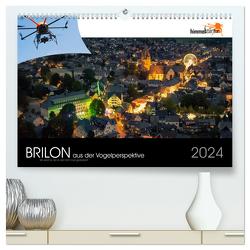 Brilon aus der Vogelperspektive (hochwertiger Premium Wandkalender 2024 DIN A2 quer), Kunstdruck in Hochglanz von Inh. Sandra Finger,  himmelstarter