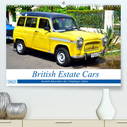 British Estate Cars – Kombi-Klassiker der Fünfziger Jahre (Premium, hochwertiger DIN A2 Wandkalender 2022, Kunstdruck in Hochglanz) von von Loewis of Menar,  Henning