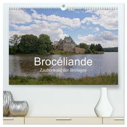 Brocéliande / Zauberwald der Bretagne (hochwertiger Premium Wandkalender 2024 DIN A2 quer), Kunstdruck in Hochglanz von Nitzold-Briele,  Gudrun
