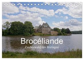 Brocéliande / Zauberwald der Bretagne (Tischkalender 2024 DIN A5 quer), CALVENDO Monatskalender von Nitzold-Briele,  Gudrun