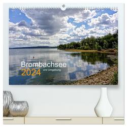 Brombachsee und Umgebung (hochwertiger Premium Wandkalender 2024 DIN A2 quer), Kunstdruck in Hochglanz von May,  Ela