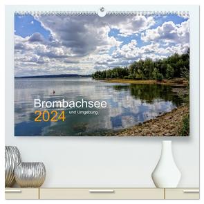 Brombachsee und Umgebung (hochwertiger Premium Wandkalender 2024 DIN A2 quer), Kunstdruck in Hochglanz von May,  Ela