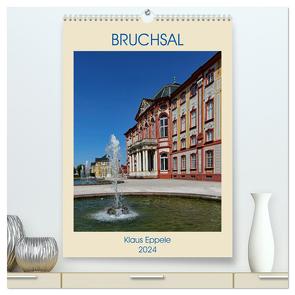 BRUCHSAL (hochwertiger Premium Wandkalender 2024 DIN A2 hoch), Kunstdruck in Hochglanz von Eppele,  Klaus