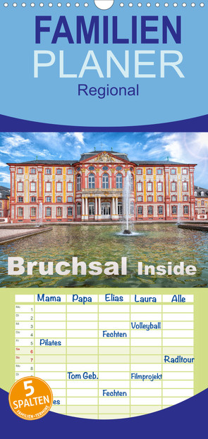 Familienplaner Bruchsal Inside (Wandkalender 2022 , 21 cm x 45 cm, hoch) von Eckerlin,  Claus