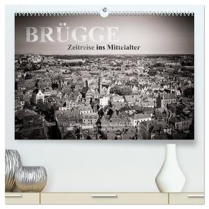 Brügge – Zeitreise ins Mittelalter (hochwertiger Premium Wandkalender 2024 DIN A2 quer), Kunstdruck in Hochglanz von Mitchell,  Frank