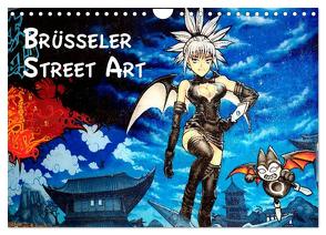 Brüsseler Street Art (Wandkalender 2024 DIN A4 quer), CALVENDO Monatskalender von pbombaert,  pbombaert