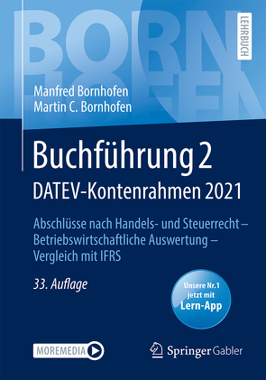 Buchführung 2 DATEV-Kontenrahmen 2021 von Bornhofen,  Manfred, Bornhofen,  Martin C.