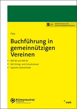Buchführung in gemeinnützigen Vereinen von Thie,  Bernhard