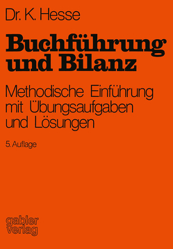 Buchführung und Bilanz von Hesse,  Kurt, Reuter,  Herbert