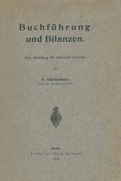 Buchführung und Bilanzen von Glockemeier,  G.