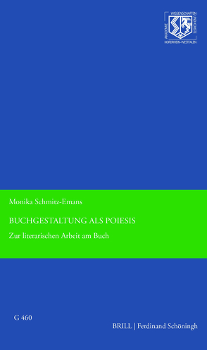 Buchgestaltung als Poiesis von Schmitz-Emans,  Monika