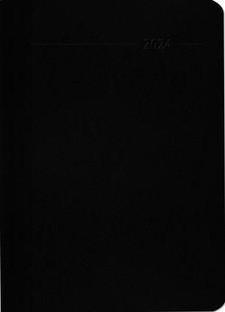 Buchkalender Mini Sydney Carbon 2024 – Büro-Kalender – Cheftimer 10,7×15,2 cm – 1 Tag 1 Seite – 352 Seiten – Alpha Edition