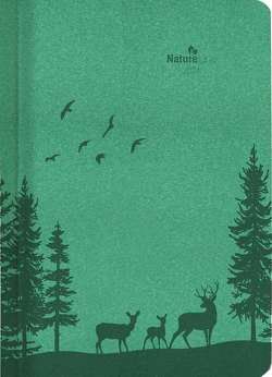 Buchkalender Nature Line Forest 2024 – Taschen-Kalender A5 – 1 Tag 1 Seite – 416 Seiten – Umwelt-Kalender – mit Hardcover – Alpha Edition