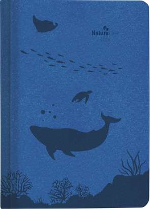 Buchkalender Nature Line Ocean 2024 – Taschen-Kalender A5 – 1 Tag 1 Seite – 416 Seiten – Umwelt-Kalender – mit Hardcover – Alpha Edition