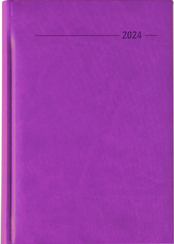 Buchkalender Tucson rosa 2024 – Büro-Kalender A5 – Cheftimer – 1 Tag 1 Seite – 352 Seiten – Tucson-Einband – Alpha Edition