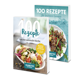 Buchset 2x 100 Rezepte für leichten Genuss von Baum,  Andreas, Becker,  Marc, Broicher,  Anja, Eichner,  Carsten, Günther,  Michelle, Karl,  Angelika, Köhle,  Anne-Bärbel, Töpfer,  Katja