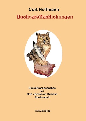 Buchveröffentlichungen (Verzeichnis A4) von Hoffmann,  Curt