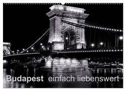 Budapest einfach liebenswert (Wandkalender 2024 DIN A2 quer), CALVENDO Monatskalender von Baumert,  Frank