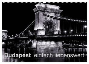 Budapest einfach liebenswert (Wandkalender 2024 DIN A2 quer), CALVENDO Monatskalender von Baumert,  Frank