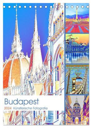 Budapest – Künstlerische Fotografie (Tischkalender 2024 DIN A5 hoch), CALVENDO Monatskalender von Hackstein,  Bettina