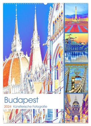 Budapest – Künstlerische Fotografie (Wandkalender 2024 DIN A2 hoch), CALVENDO Monatskalender von Hackstein,  Bettina