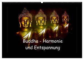 Buddha – Harmonie und Entspannung (Wandkalender 2024 DIN A2 quer), CALVENDO Monatskalender von Axon und Claudia Burlager,  Julia