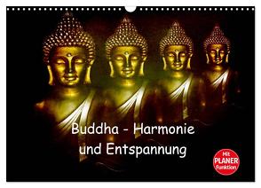 Buddha – Harmonie und Entspannung (Wandkalender 2024 DIN A3 quer), CALVENDO Monatskalender von Axon und Claudia Burlager,  Julia