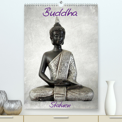 Buddha Statuen / CH-Version (Premium, hochwertiger DIN A2 Wandkalender 2021, Kunstdruck in Hochglanz) von JUSTART