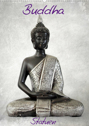 Buddha Statuen / CH-Version (Wandkalender 2021 DIN A2 hoch) von JUSTART