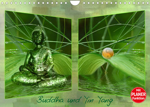 Buddha und Yin Yang (Wandkalender 2023 DIN A4 quer) von Burlager,  Claudia