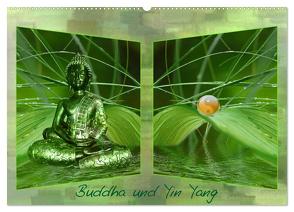 Buddha und Yin Yang (Wandkalender 2024 DIN A2 quer), CALVENDO Monatskalender von Burlager,  Claudia